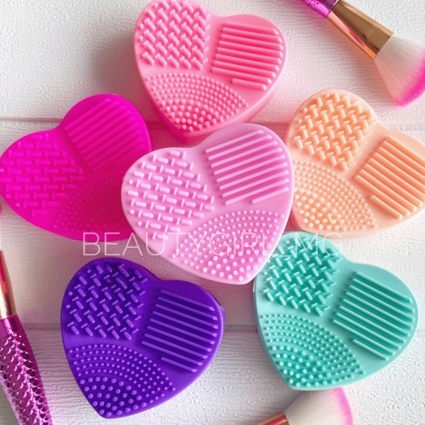 limpiador de brochas corazón