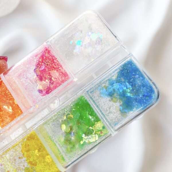 Glitter Neon Decorativo Uñas O Maquillaje - Imagen 2