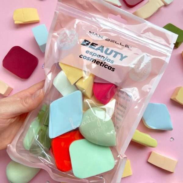 Bolsa De Esponjas De Maquillaje 25U.