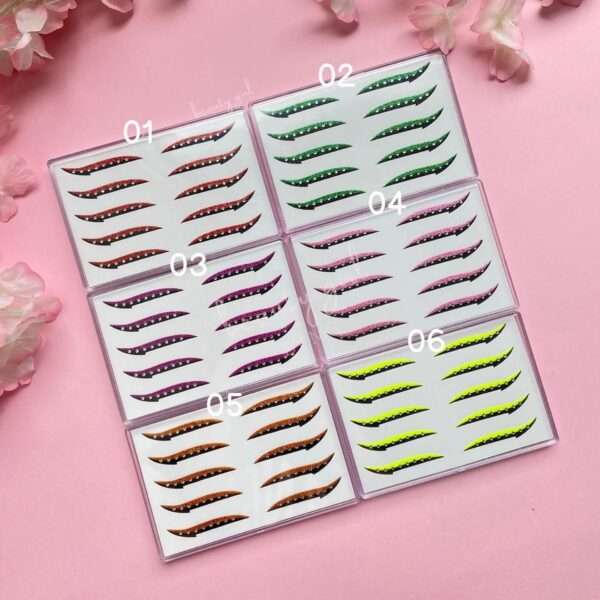 Delineado Sticker Glitter Doble - Imagen 2