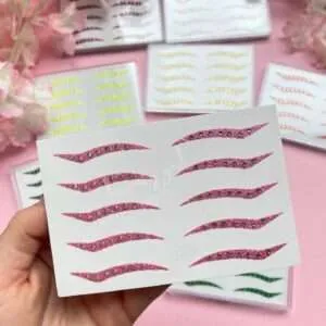 Delineado Sticker Glitter