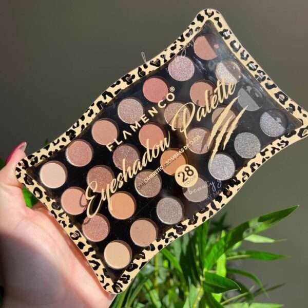 Paleta De Sombras 28 Colores Flamenco - Imagen 2