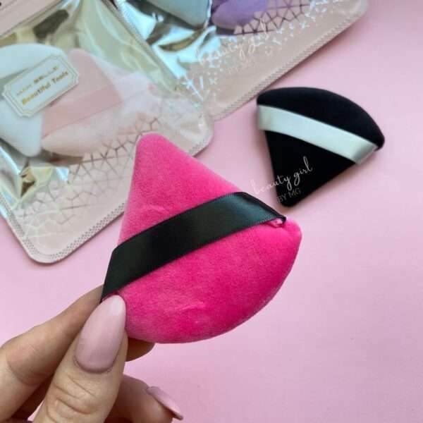 Esponja De Maquillaje Triangular Para Polvo