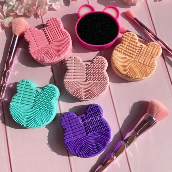 Limpiador De Brochas De Maquillaje De Oso - Imagen 3