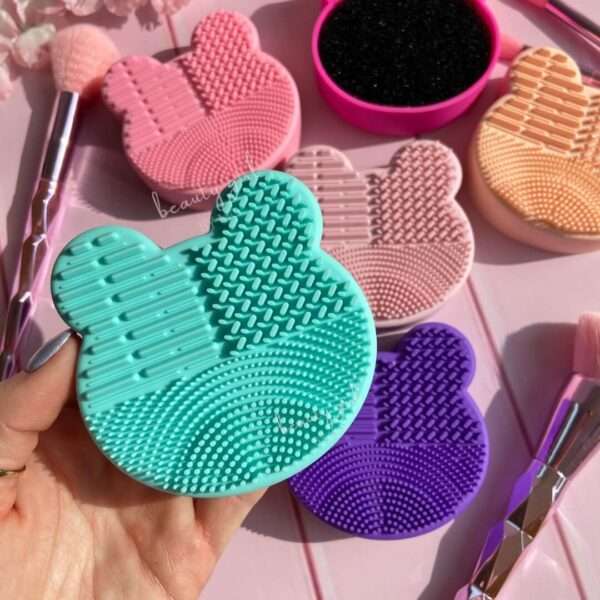 Limpiador De Brochas De Maquillaje De Oso