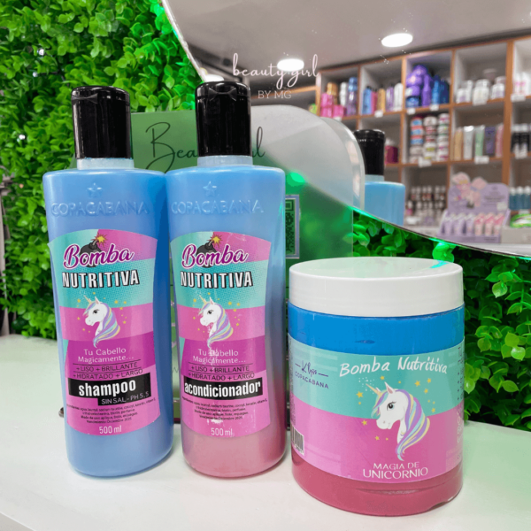 Kit Bomba Magia De Unicornio Nutritiva
