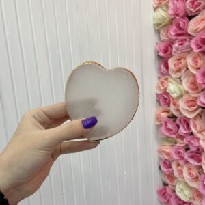 Plato Mezclador Corazon Marmol