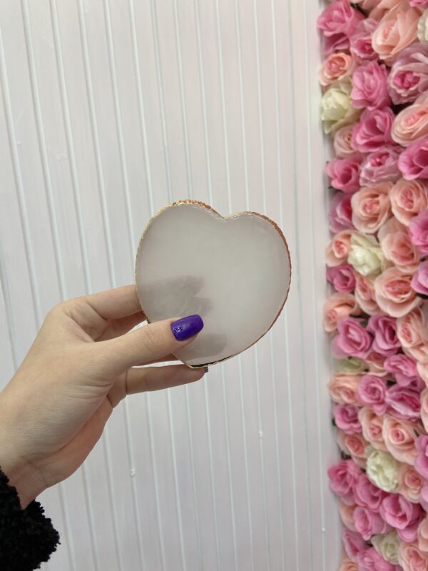 Plato Mezclador Corazon Marmol