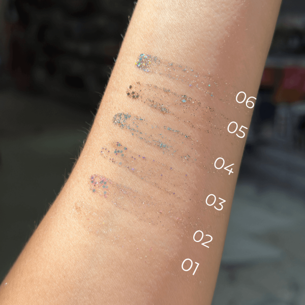 Sombras Liquida Glitter Ushas - Imagen 2