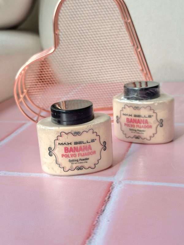 Polvo Banana Fijador De Maquillaje Max Belle