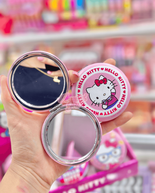 Espejo Hello Kitty De Cartera Redondo - Imagen 2