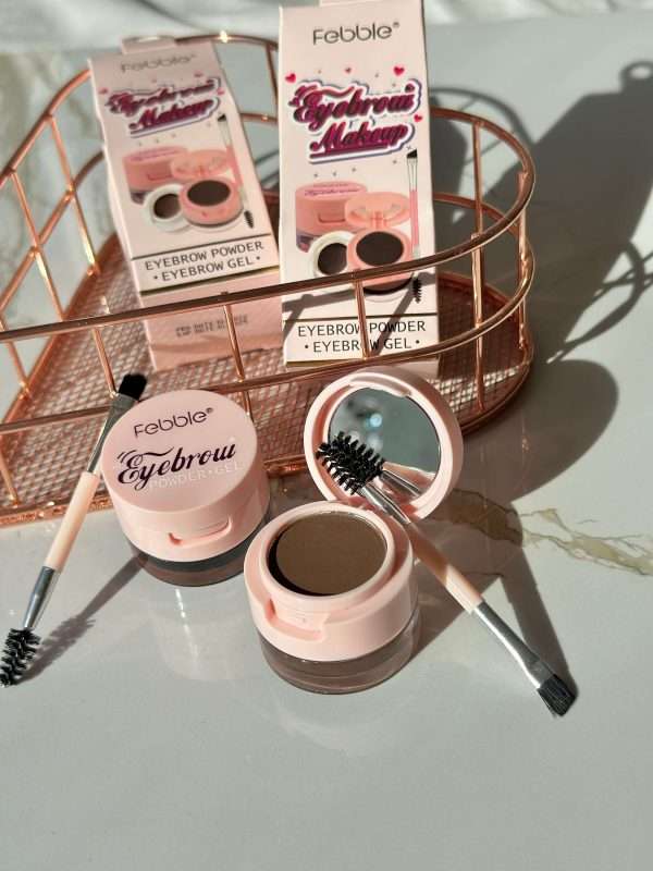 Gel Y Sombra De Cejas Febble 2 En 1