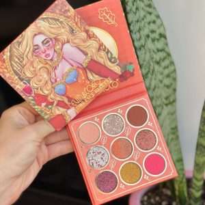 Paleta De Sombras Kevin Y Coco 9 Colores Naranja