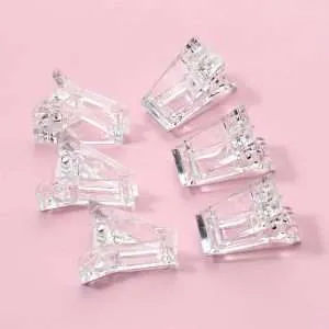 Pinzas Para Uñas Polygel Pack 10 Unid