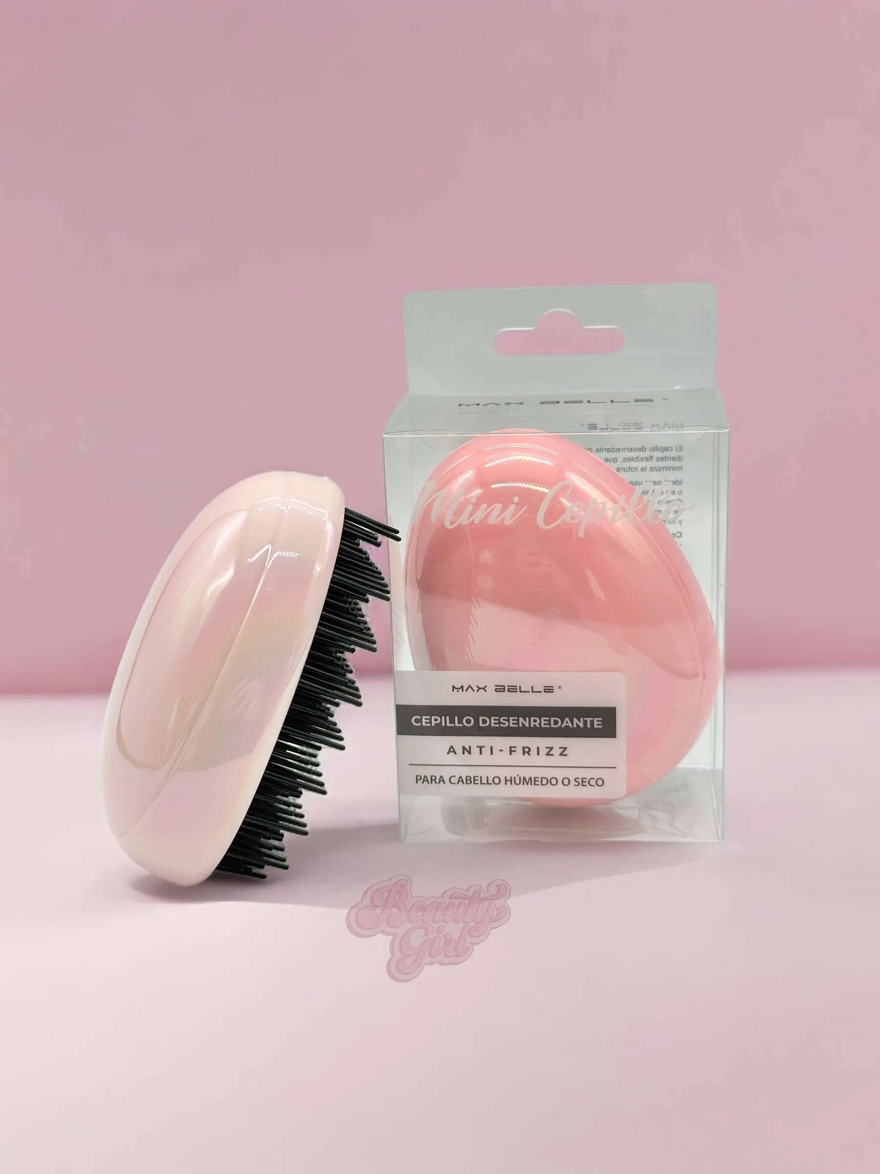 Mini Cepillo De Cabello Antifrizz