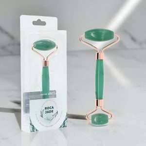Rodillo De Masaje Facial Roca Jade