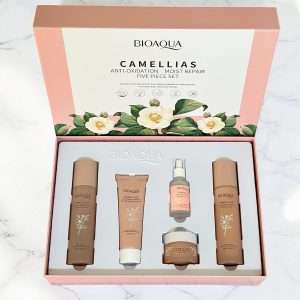Kit Cuidado Facial Bioaqua Camelias 6Pcs