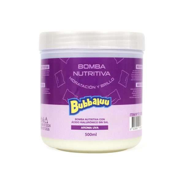 Crema Capilar Bomba Nutritiva Bubbaluu 500ml Reania.y - Imagen 2