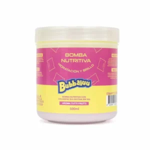 Crema Capilar Bomba Nutritiva Bubbaluu Tutti Fruti  500ml Reania.y