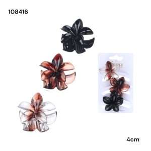 Mini ganchetas flores 4cm ref:108416