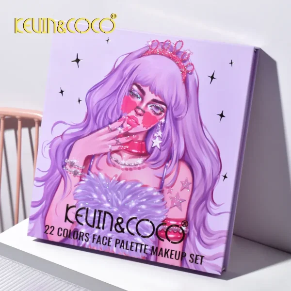 Set de maquillaje Kevin y Coco 22 tonos