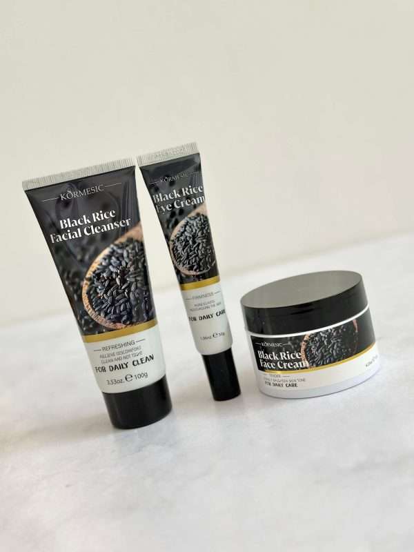 Kit cuidado facial Arroz negro 3pcs