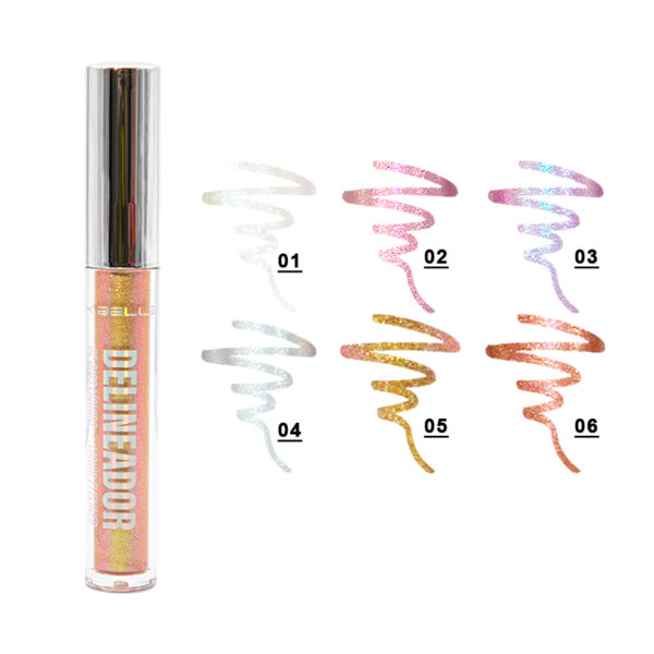 Delineador liquido glitter Max belle - Imagen 3
