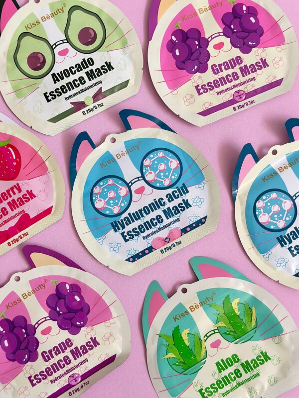 Mascarilla facial Gatito Kiss Beauty