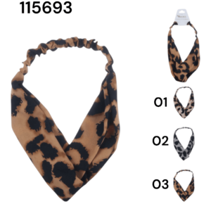 Cintillo de tela Animal print Ref:115693