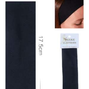 Cintillo de tela negro Ref:110142