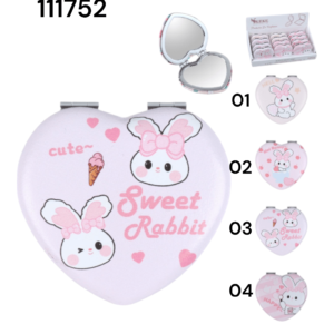 Espejo de corazon Conejito Ref:111752