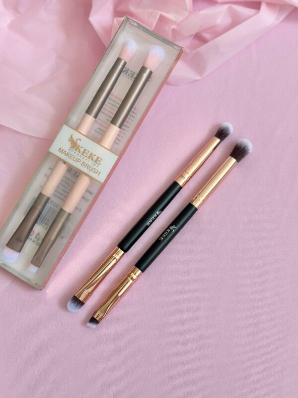 Brochas de maquillaje doble 2pcs