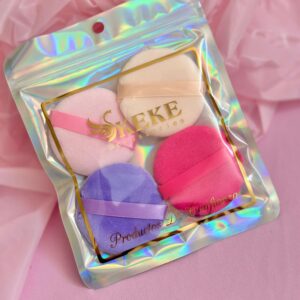 Esponja para polvo redonda 4pcs