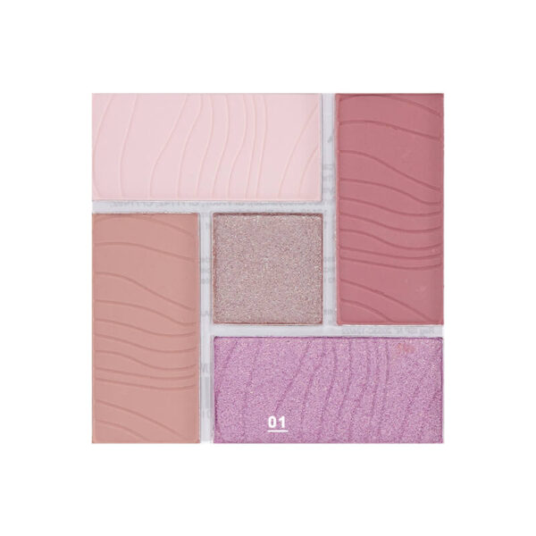 Paleta de sombras Max belle 5 tonos - Imagen 3