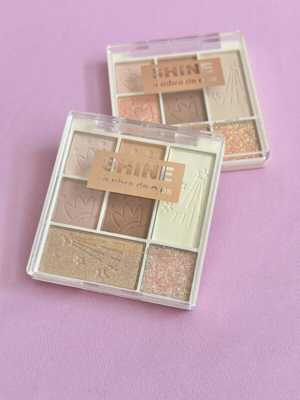 Paleta de sombras Shine Max belle 7 tonos