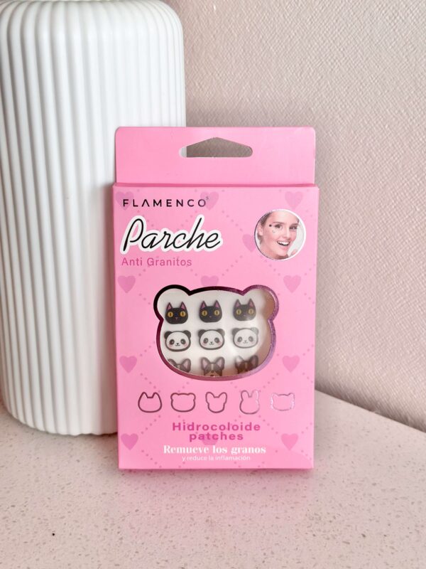 Parches anti acne animalitos Flamenco 30pcs