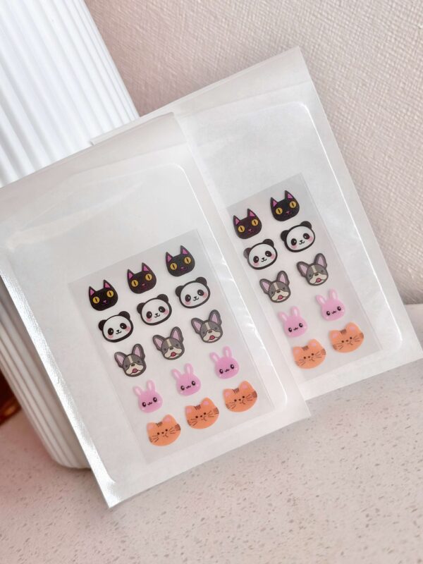 Parches anti acne animalitos Flamenco 30pcs - Imagen 2