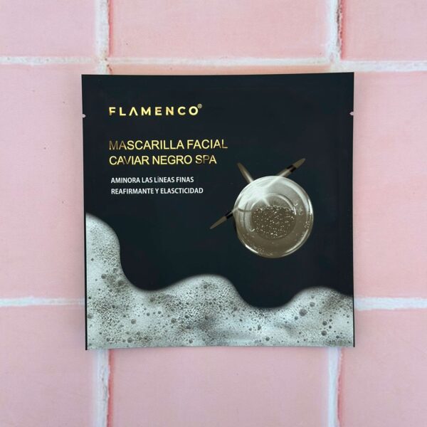 Mascarillas faciales Caviar Negro Flamenco Caja 10pcs