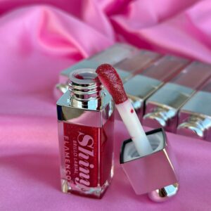 Brillo Labial con Color Shiny Flamenco