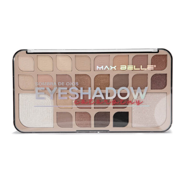 Paleta de sombras Eyeshadow Color play Max belle 26 tonos