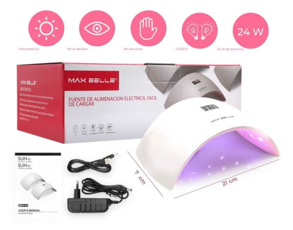 Lampara De Uñas Max Belle 24W