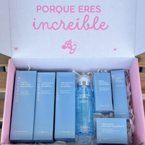 Box Cuidado Facial Acido Hialuronico Flamenco 7pcs