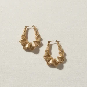 Argollas Abstractas Texturizadas