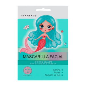Mascarilla Facial Sirena Flamenco