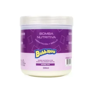 Crema Capilar Bomba Nutritiva Bubbaluu Uva 500ml
