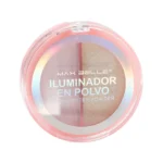 Iluminador En Polvo 2 Tonos Max Belle