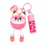 Gloss Llavero Pompon Con Monito