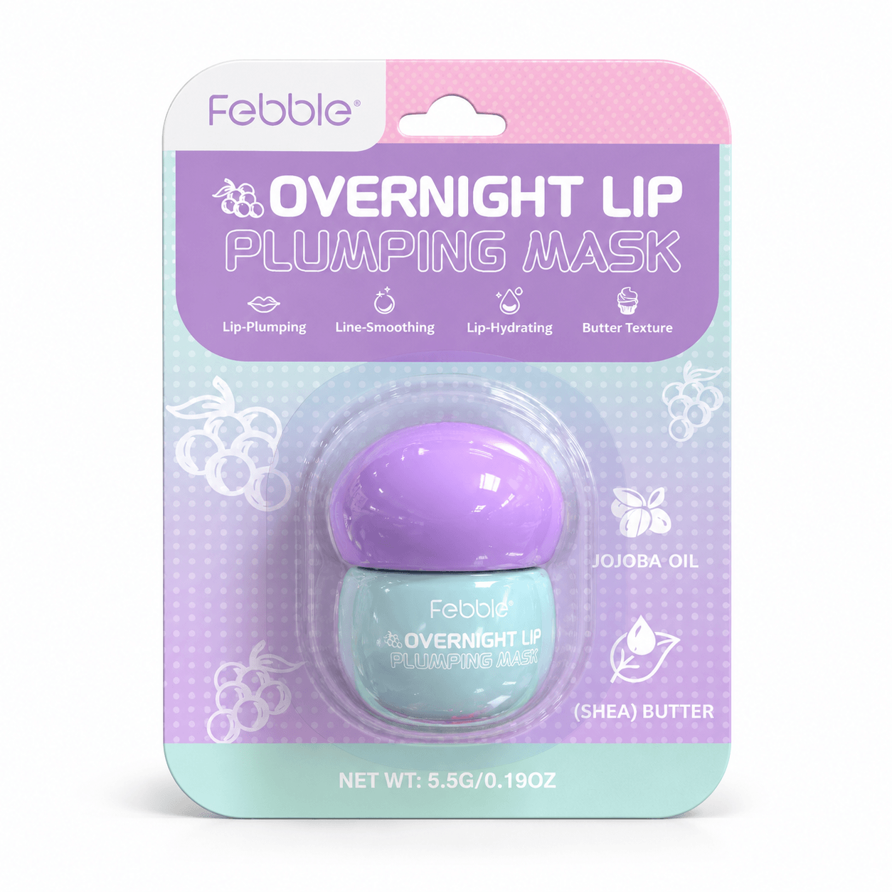 Mascarilla de labios Febble efecto voluminizador