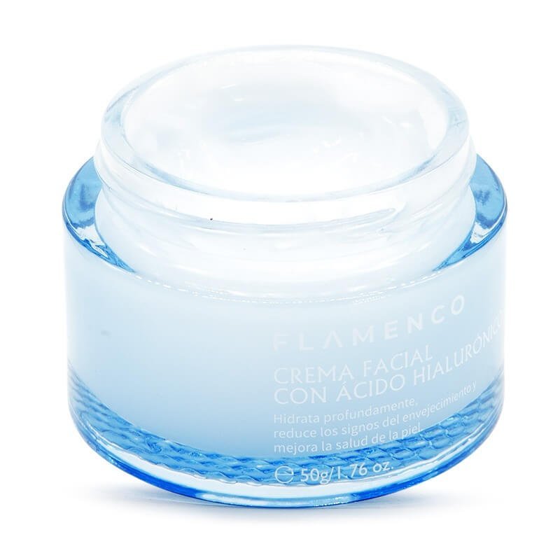 Crema Facial con Acido Hialuronico Flamenco 50g