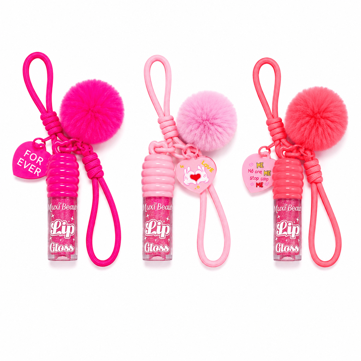 Gloss Llavero Con Pompón
